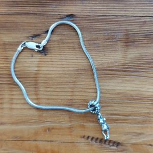 Pandora monkey charm with bracelet